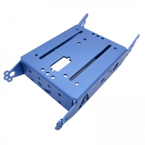 Aangepaste verwerking van aluminium legering plaatstalen met geanodiseerde afwerking.